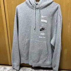 Nike グレー フード付きスウェット