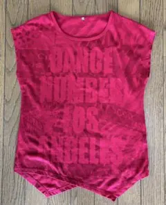 Numberダンス用半袖Tシャツ ピンク Mサイズのサムネイル