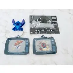 ディズニー　スティッチインコスチューム　キーホルダー・クリップ　3点セットします