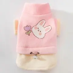 ⭐お値下げ✨《大切なわんちゃんの冬支度に✨》ロンパース**ピンク M★