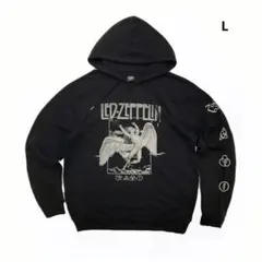 公式 レッド・ツェッペリン バンド　パーカー フーディ L