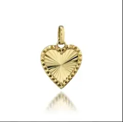 STAR JEWELRY K10 チャーム ETCHED HEART ギヨシェのサムネイル