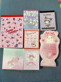 サンリオキャラクターズ メモ帳 文房具 セット