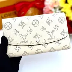 【極美品】ルイヴィトン モノグラム マヒナ イリス 長財布 M60177