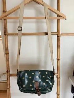 Cath Kidston ドット柄 ショルダーバッグ 緑 斜め掛けのサムネイル
