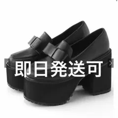 GRL 厚底ヒールリボンローファー[zr1466]