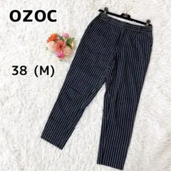 OZOC オゾック 【38】 M★カジュアルパンツ ストレート ストライプ柄のサムネイル