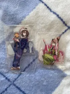 鬼滅の刃 伊黒 小芭内 甘露寺 蜜璃 阿波踊り アクリルスタンド アクスタ