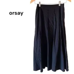 orsay フレアロングスカート L ブラックのサムネイル