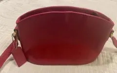 COACH レッド ショルダーバッグ