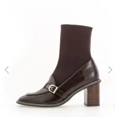 RANDA ストレッチ ソックスアンクルブーツ LL(25.5cm)