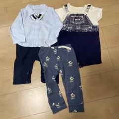 ロンパース・シャツ・レギンスセット70