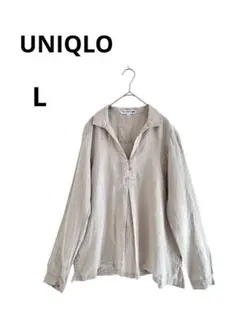 UNIQLO INES DE LA FRESSANGEプレミアムリネン長袖シャツ