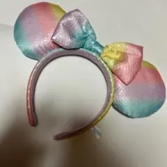 ディズニー　カチューシャ　パステルカラー
