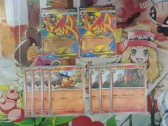 メガエンブオーex 2枚　進化ライン