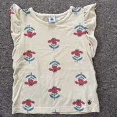 PETIT BATEAU プチバトー　フリルタンクトップ　6ans/116㎝