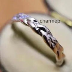 【OT013】三つ編みデザインのシルバーリング
