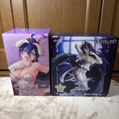 送料込 オーバーロード アルベド フィギュア 2点 バニー＆純白の悪魔 タイトー