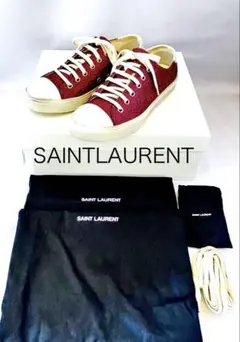 SAINT LAURENT スニーカー ダークピンク36美品のサムネイル