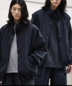 MINIMAL 2WAY TRACK ZIP BLOUSONブラックM