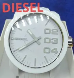美品★程度良好★■DIESEL　時計　稼働品　ホワイト★