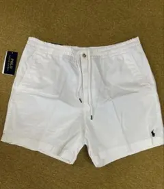 【新品】Polo Ralph Lauren ホワイトショートパンツ L