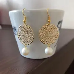 ハンドメイドピアス イヤリング No.117