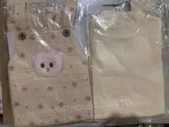 ミキハウス　オーバーオール　ニットセット　新品