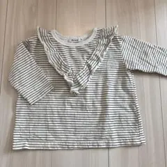 ペアマノン　ボーダー　長袖Tシャツ 90cmのサムネイル
