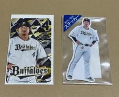 オリックス・バファローズ　吸着シート　等身ステッカー　森　友哉