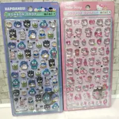 国内正規品　はぴだんぶい　キティ　ボンボンドロップシール