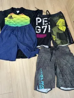 Reebok ショートパンツ　ハーフパンツ　UNIQLO adidas Tシャツ