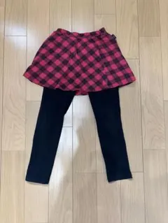 ベルメゾン　GITA 120cm チェック スカッツ