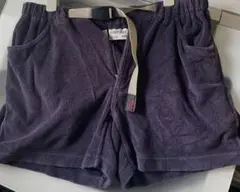 Gramicci 紫・ネイビー タオル生地 ショートパンツ グラミチ