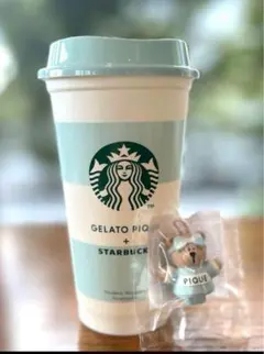 スターバックス　スタバ　コラボ　リユーザブルカップ　ベアリスタキャップ