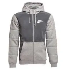 NIKE フルジップパーカー グレー×ブラック