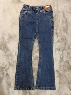 フレアデニム　フレアパンツ 130cm 美脚ブーツカット