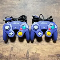 GAMECUBE　ゲームキューブ　コントローラー　バイオレット　動作品