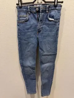 ZARA ライトブルースキニーデニム ハイウエスト