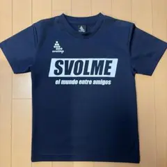 SVOLME 半袖シャツ ネイビー140センチのサムネイル