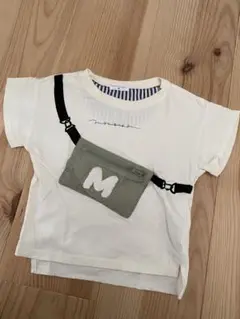 着用回数少なめ　muminäpf ストラップ付きTシャツ 100