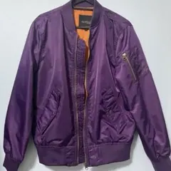 MA-1 ジャケット　紫　パープル　ミリタリージャケット