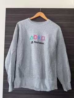 PlayStation ロゴ刺繍 スウェット グレーのサムネイル