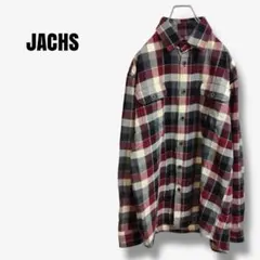 mt101925 JACHS フランネルシャツ チェック柄 ネルシャツ
