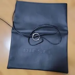 DIESEL 黒 合成皮革　ショッパー