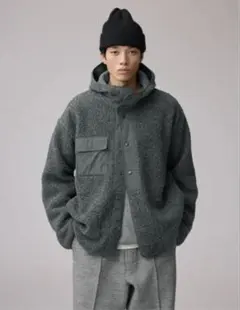 GU ボアフリーススナップパーカ