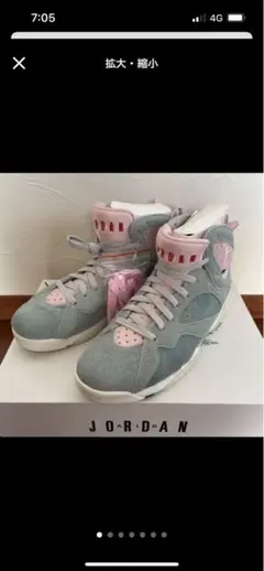 新品未使用　NIKE AIR JORDAN7 HARE ナイキ