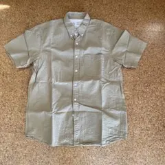 無印良品 ベージュ 半袖シャツ Lサイズ ポケット付き