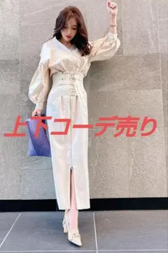 ほぼ新品♡SACRA / リネンツイルロングジレ♡ - メルカリ