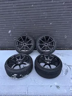 2本 18インチ マイナスオフセット ホットスタッフ RS CRIMSON [代引き不可]*新品*18インチ*RS9*8.5J+45 5-100*225/40R18*86/BRZ*カスタム車用*ローダウン車*4本*軽量*鋳造*[クロススピード]